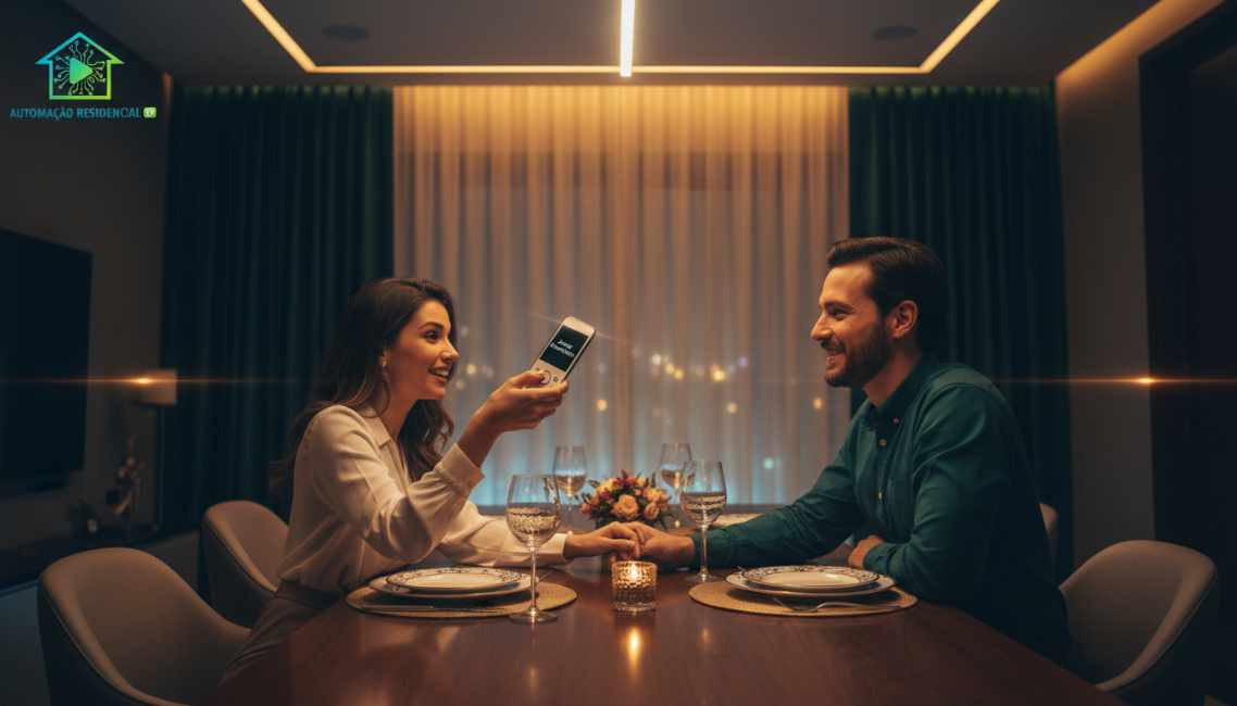 Jantar Romantico - Automação Residencial SP