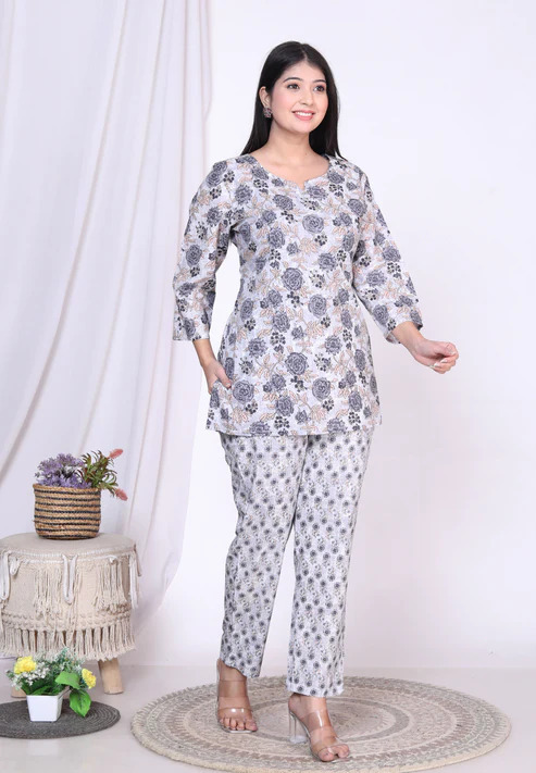 cotton night dress for girls