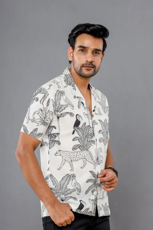 Sanganeri printed shirts for men