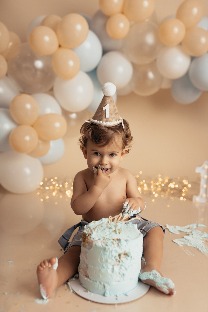 bolo especial sem açúcar para a sessão do vosso bebé