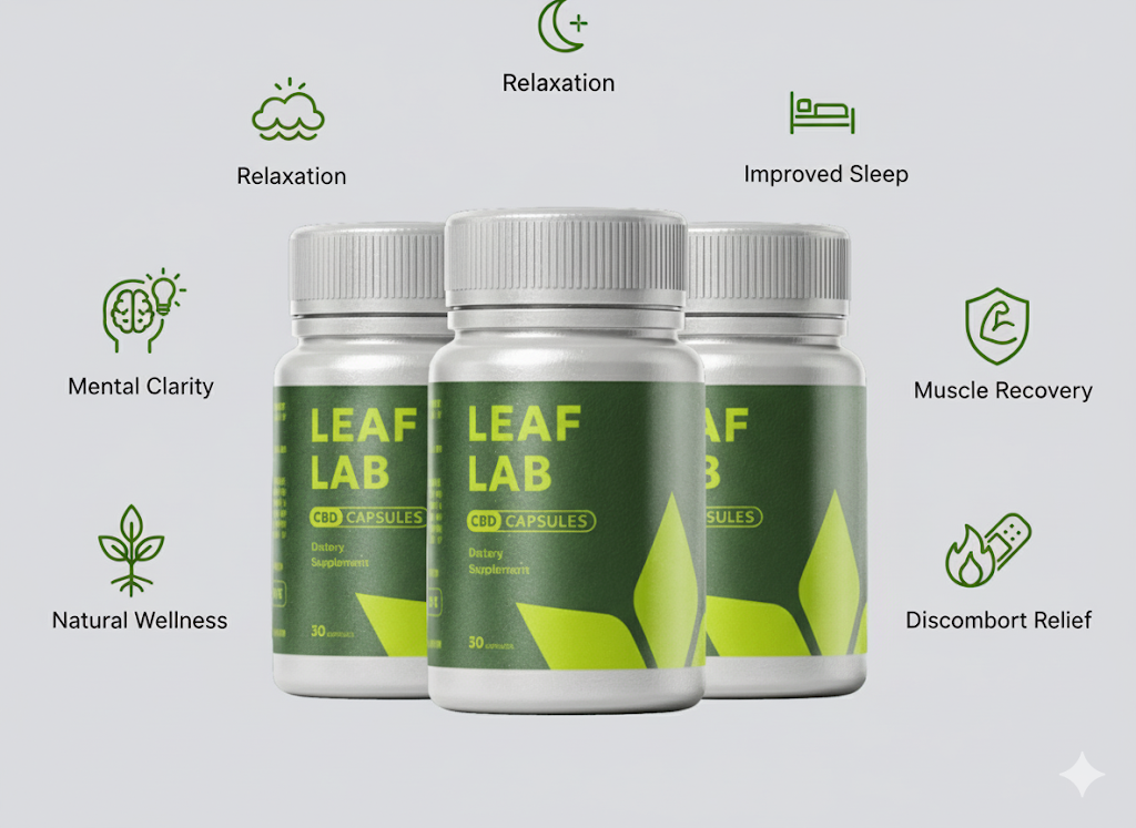 Leaf Lab CBD Capsules Finland