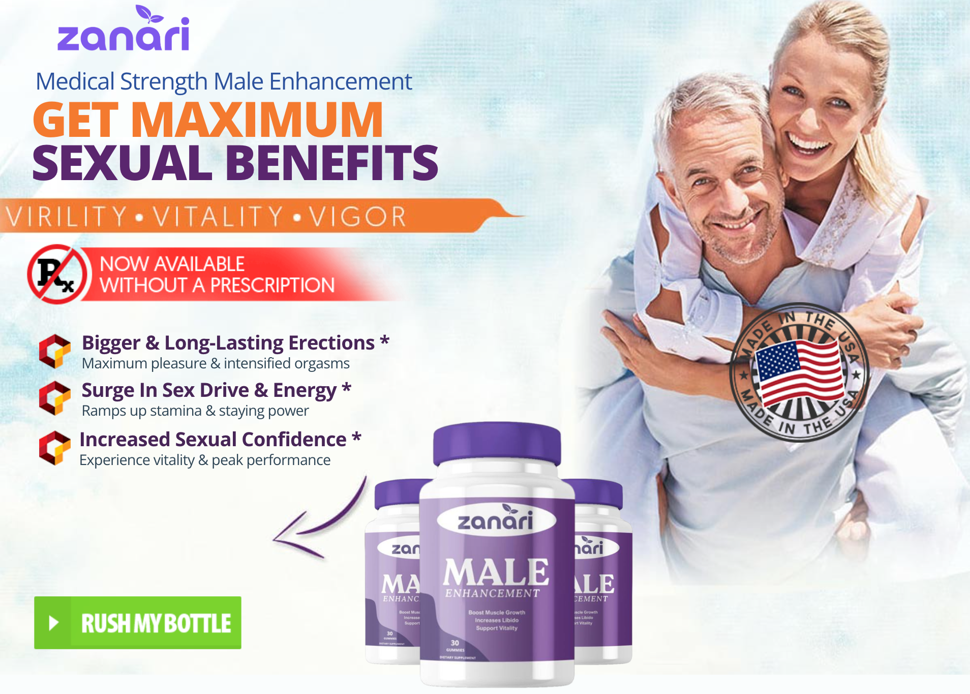 Zanari Male Enhancement Gummies