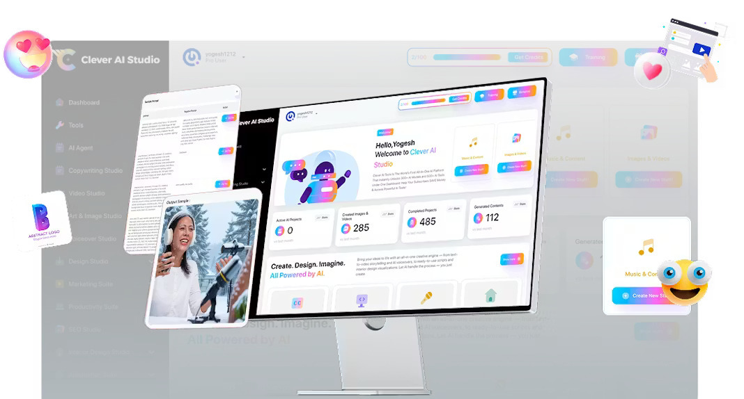 Clever AI Studio dashboard screenshot