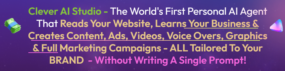 Clever AI Studio voiceover studio demo