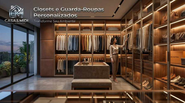 Closets Planejados em Guarulhos SP - Móveis Planejados em Guarulhos SP